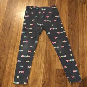 Cute heart pattern leggings